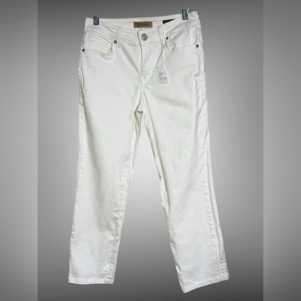 Nine West Vintage America White Stretch Jeans Size 2 Skinny - Picture 5 of 15